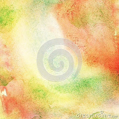 Painted colorful watercolor background. Stock Photo