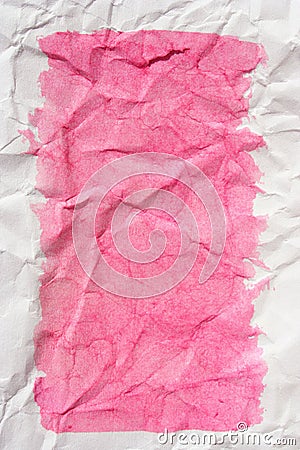 Painted crinkled paper as background Stock Photo