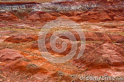 Painted desert Stock Photo