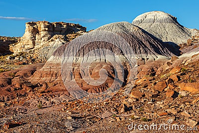 Painted Desert Badlands Petrified Forest National Park Stock Photo