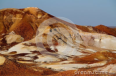 The Painted Desert, Coober Pedy, South Australia Stock Photo