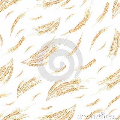 Painted isolated natural organic fresh eco food on white background Cartoon Illustration