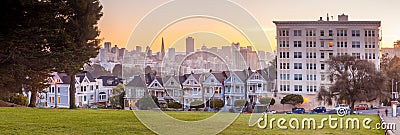 The Painted Ladies of San Francisco, USA. Stock Photo