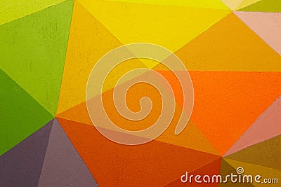 Painted multicolored background with geometric lines Stock Photo