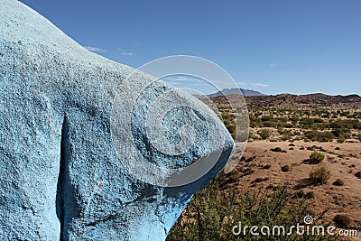 Painted Rocks Stock Photo