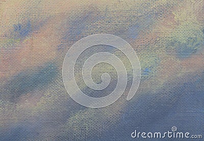 Painted texture background with mauve, blue and asure colours on canvas Stock Photo