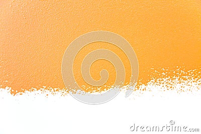 Painted wall's background / orange / real texture Stock Photo