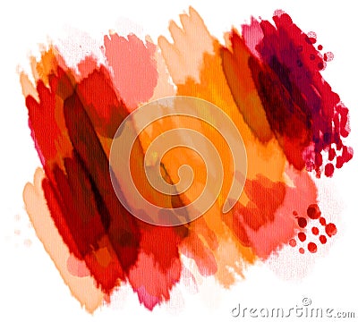 Painted Watercolors Stock Photo