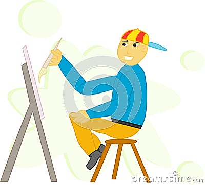 Painter Stock Photo