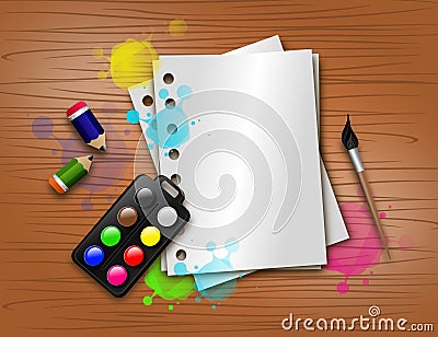 Painting background Stock Photo