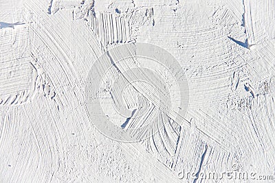 Painting close up of white color Stock Photo