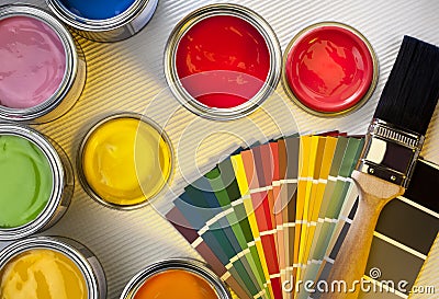 Painting and Decorating - Interior Design Stock Photo