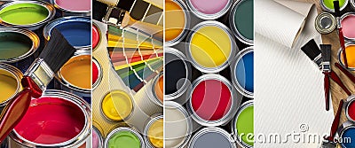 Painting and Decorating Stock Photo