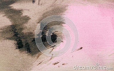 Painting fragment. Oil on canvas texture. abstract background. brushstrokes Stock Photo