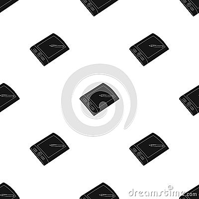 Painting knives icon in Black style isolated on white background. Artist and drawing pattern stock vector illustration. Vector Illustration