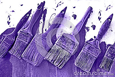 Paint Brushes Stock Photo