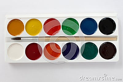 Paints Stock Photo