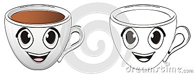 Pair of cups Stock Photo