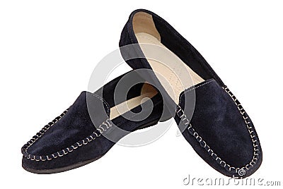 pair of moccasins Stock Photo