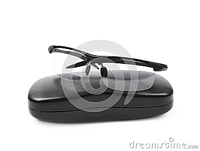 Pair of shade glasses isolated Stock Photo