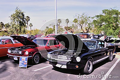 A Pair Of Sharp Looking First Generation Mustangs Editorial Stock Photo