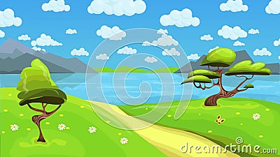 Paisaje Animado Del Lago Del Cuento De Hadas Con Las Nubes En El Cielo Fondo Del Paisaje De La Historieta Animación Plana Del Laz Metrajes - Vídeo de cubo, pista: 119889044 Paisaje Animado Del Lago Del Cuento De Hadas Con Las Nubes En El Cielo Fondo Del Paisaje De La Historieta Animación Plana Del Laz Metrajes - Vídeo de cubo, pista: 119889044
