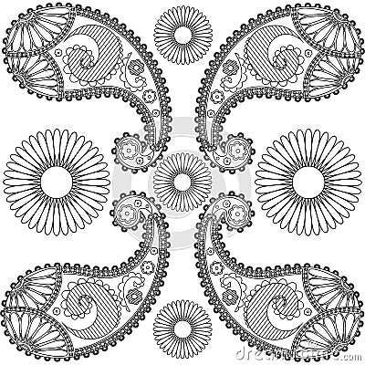 Paisley Doodles,black And White Mandala,coloring Pages,paisley For ...