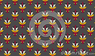 Paisley floral design paattern boti digital pattern design Vector Illustration