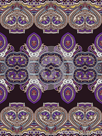 Paisley ornament background Vector Illustration