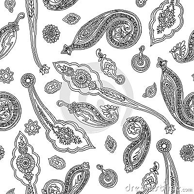 Paisley pattern Vector Illustration