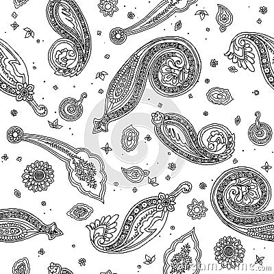 Paisley pattern Vector Illustration