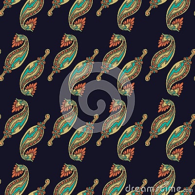 Paisley pattern Vector Illustration