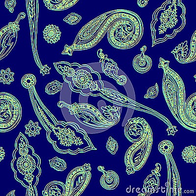 Paisley pattern Vector Illustration