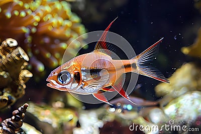 Pajama Cardinalfish (Sphaeramia nematoptera) Stock Photo