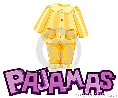 Pajamas Vector Illustration