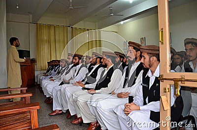 Pakistan Army Taliban deradicalization center Swat Editorial Stock Photo