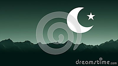 Pakistan day Resolution, national holiday, adoption of first constitution, March 23, worlds first Islamic republic, flag Stock Photo