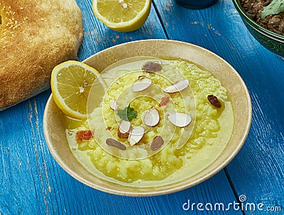 Pakistani Palatable Kheer Stock Photo