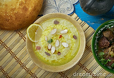 Pakistani Palatable Kheer Stock Photo