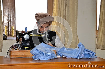 Pakistani Swat Taliban member undergoes rehabilitation at vocational center Editorial Stock Photo