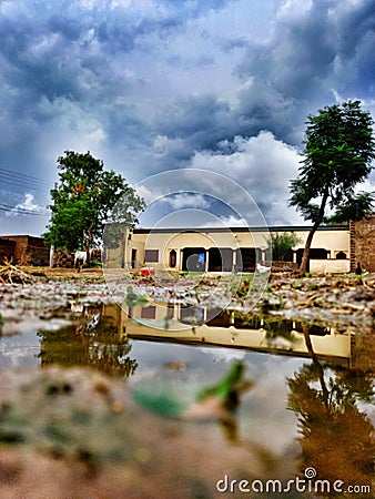 Pakistani village home Stock Photo