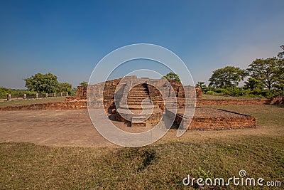 Pakki Kuti Sahet Mahet Archeological Site Shravasti Uttar Pradesh India Editorial Stock Photo