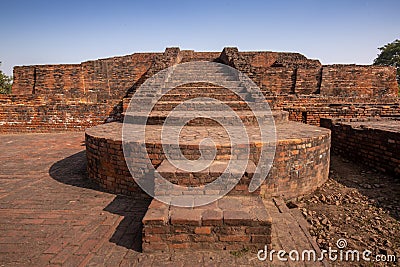 Pakki Kuti Sahet Mahet Archeological Site Shravasti Uttar Pradesh India Editorial Stock Photo