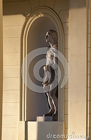 Palace in Bialystok , the historic residence of Polish magnate. Editorial Stock Photo