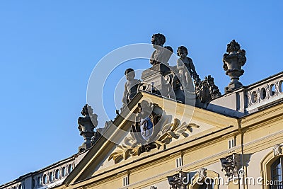 Palace in Bialystok , the historic residence of Polish magnate. Editorial Stock Photo