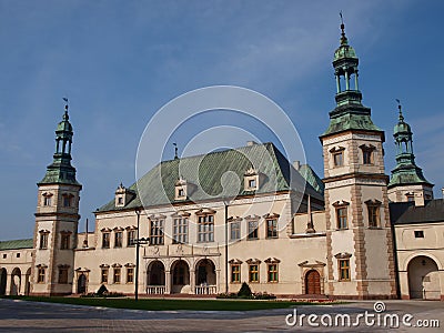 Palace of Bishops in Kielce, Poland Stock Photo