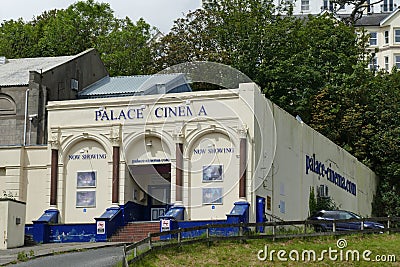 Douglas Isle of Man. United Kingdom. The Palace Cinema Editorial Stock Photo