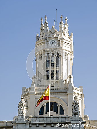 Palace of Communications, Madrid Stock Photo