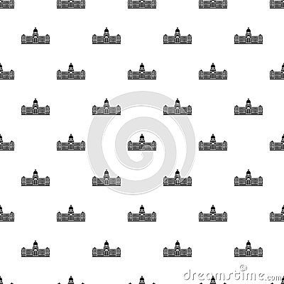 Palace of Congress , Argentina pattern vector Vector Illustration