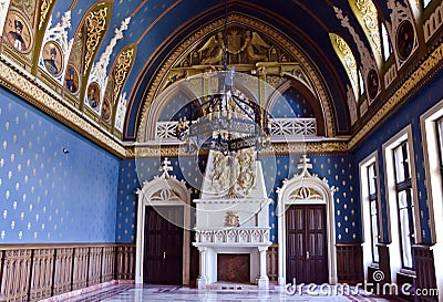 Palace of Culture, Iasi, interior Editorial Stock Photo